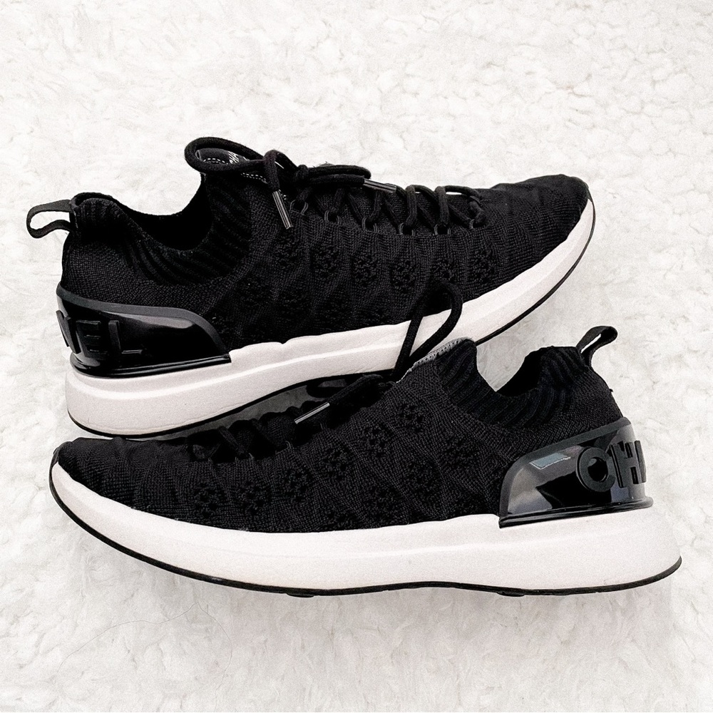 authentic chanel cloth logo sneakers